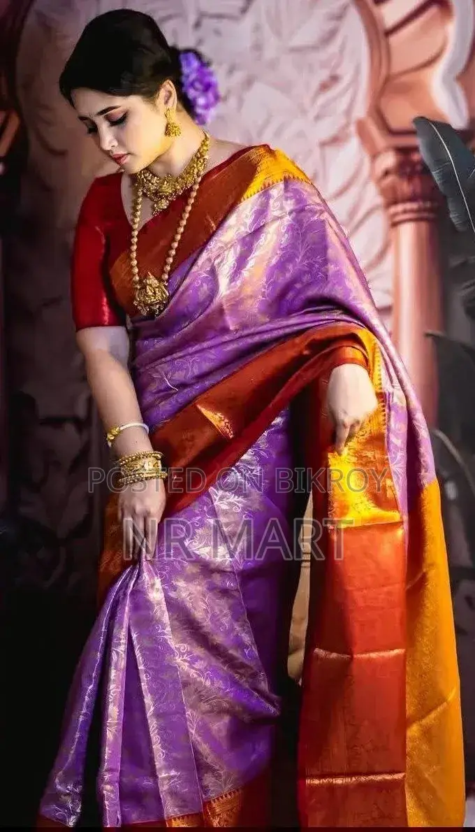 Premium Kanjivaram Katan Saree With Blouse Piece