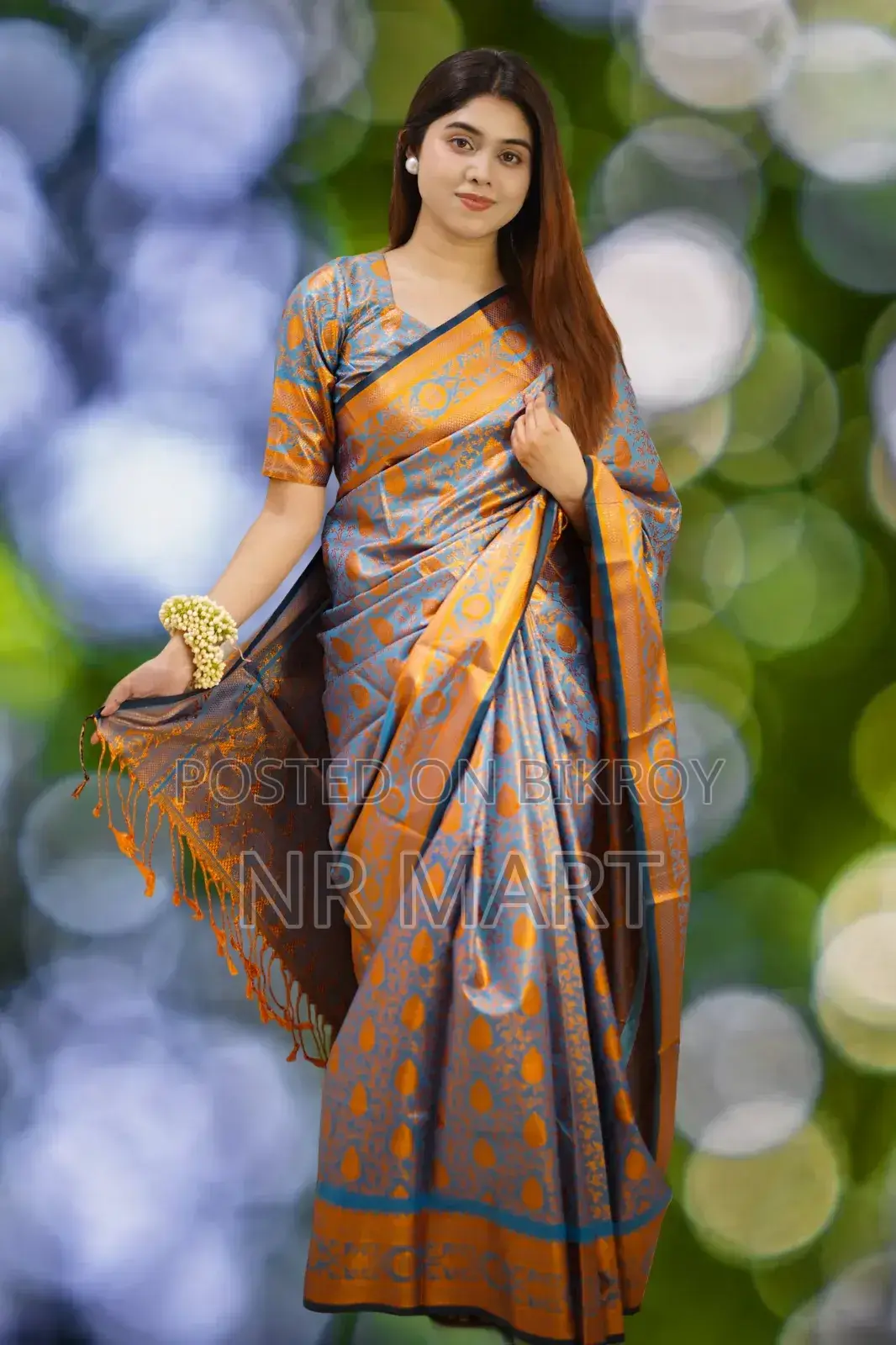 Premium Kanjivaram Katan Saree With Blouse Piece