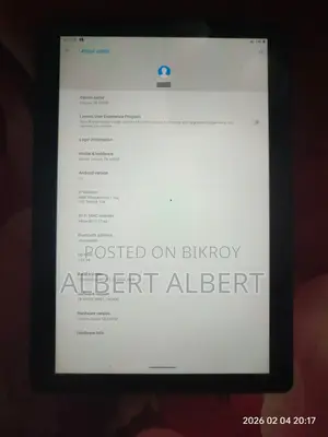 Lenovo ThinkTab X11 Gen 1 32 GB Black