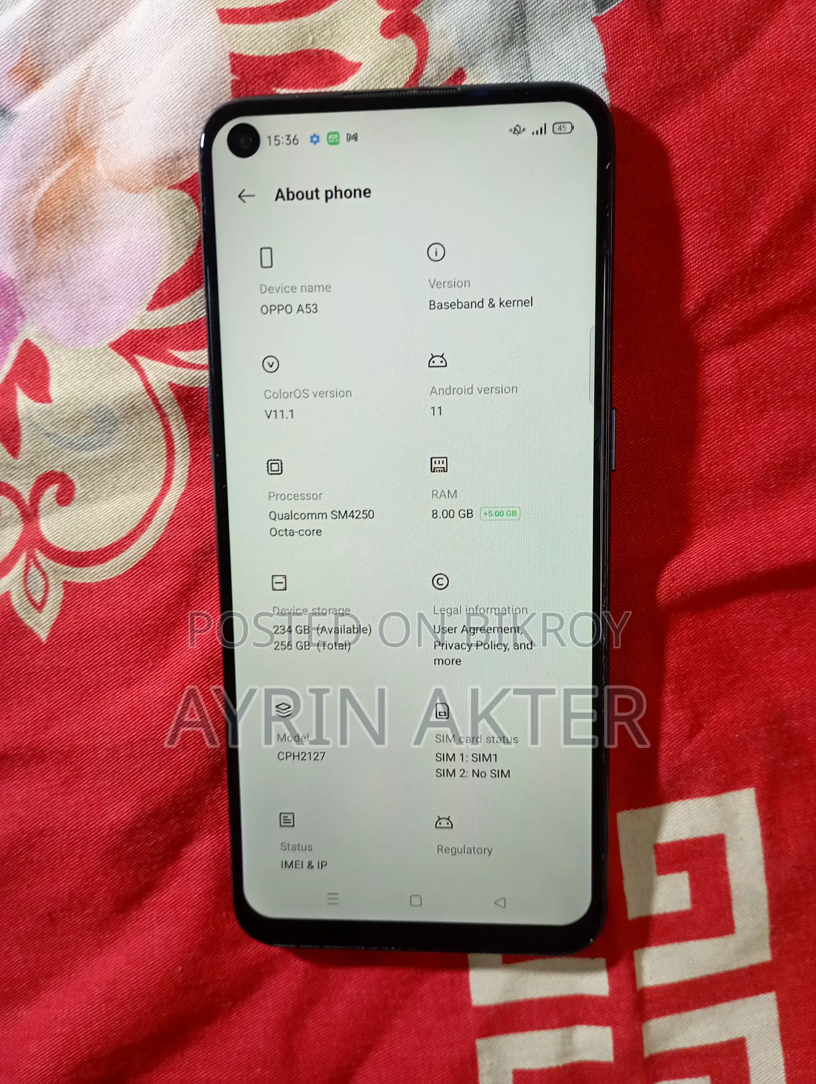 Oppo K10x 256 GB