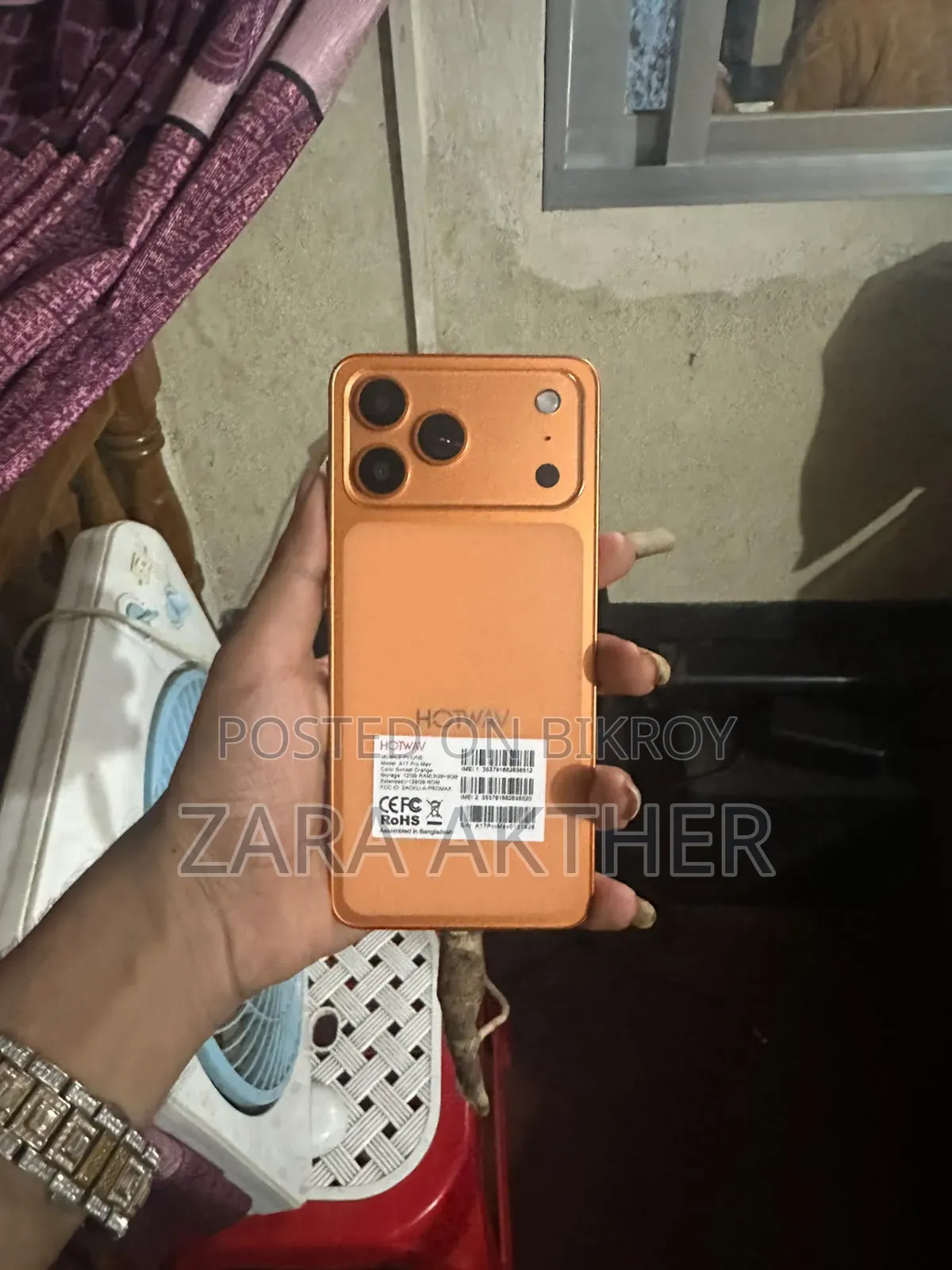 New Hotwav 128 GB Orange