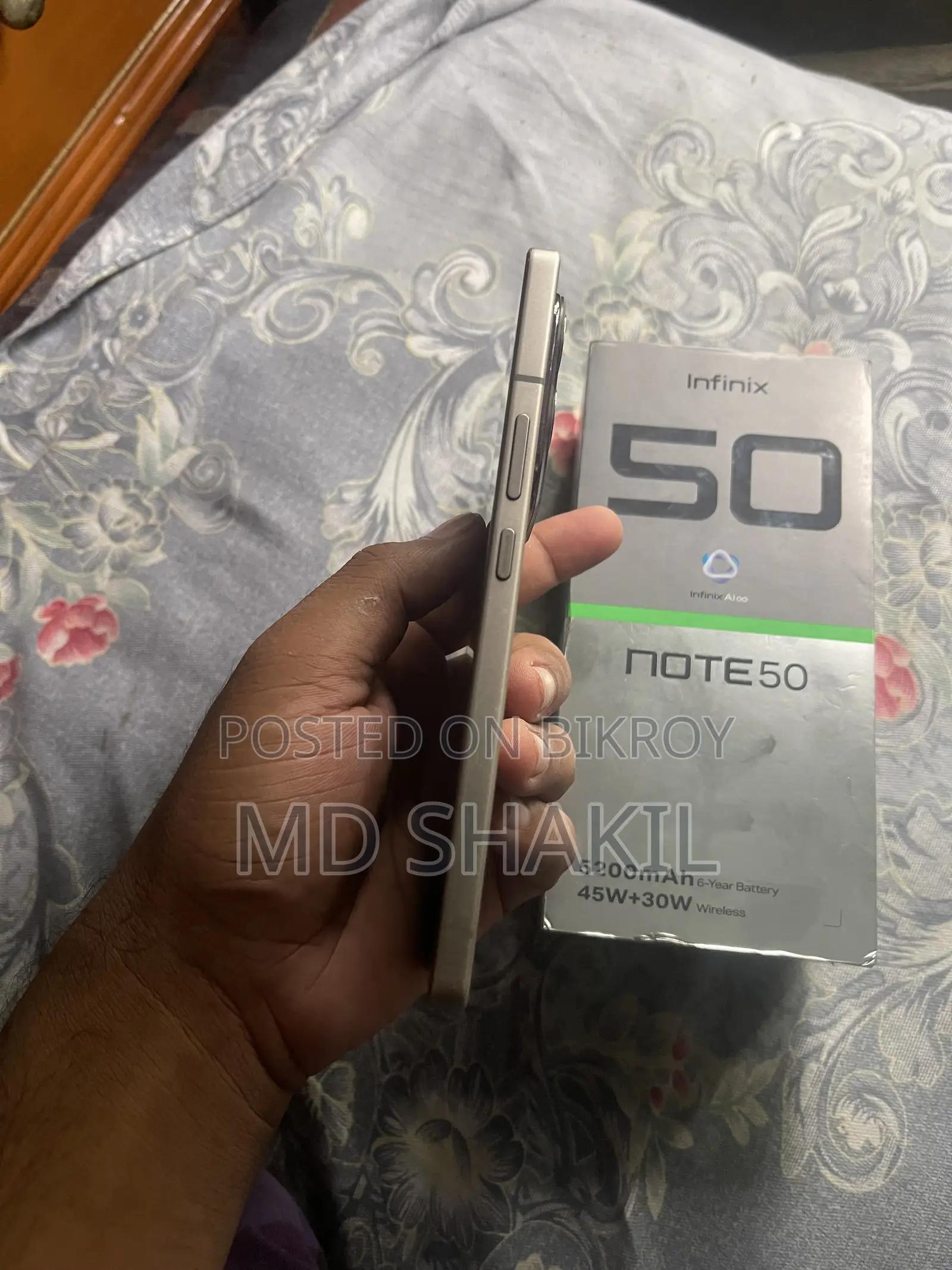 Infinix Note 50 4G 256 GB Rose Gold