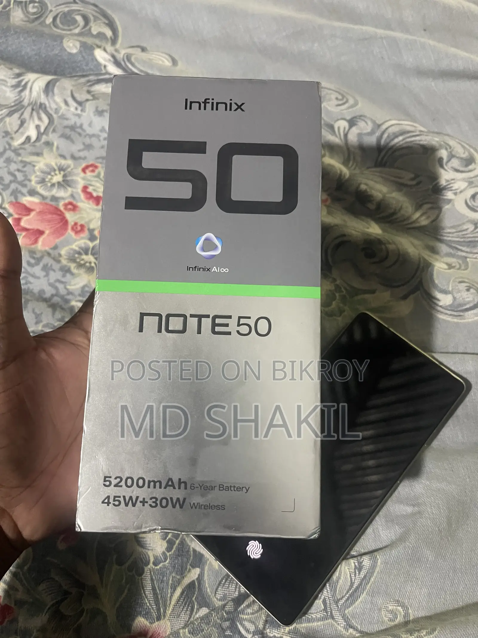 Infinix Note 50 4G 256 GB Rose Gold
