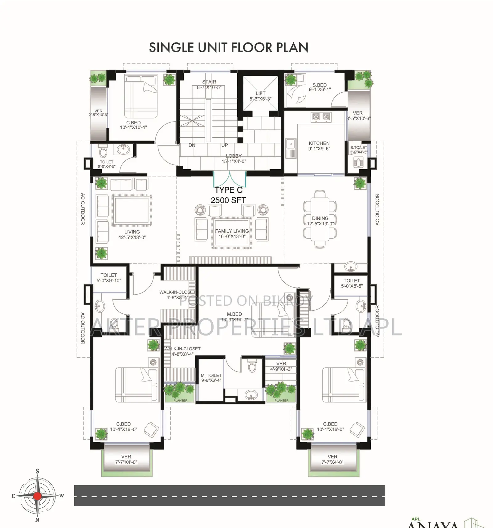 5-Bedroom Apartment in Aftab Nagar for Sale