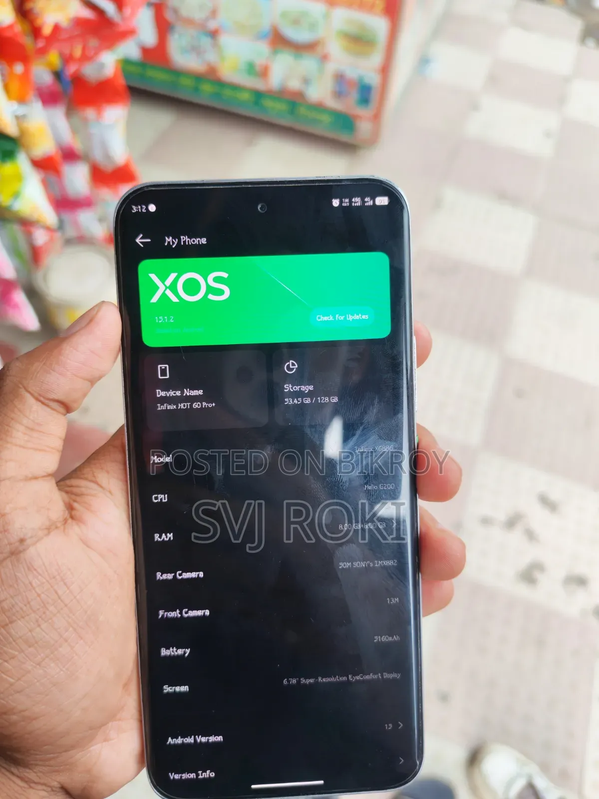 Infinix Hot 60 Pro+ 128 GB Silver