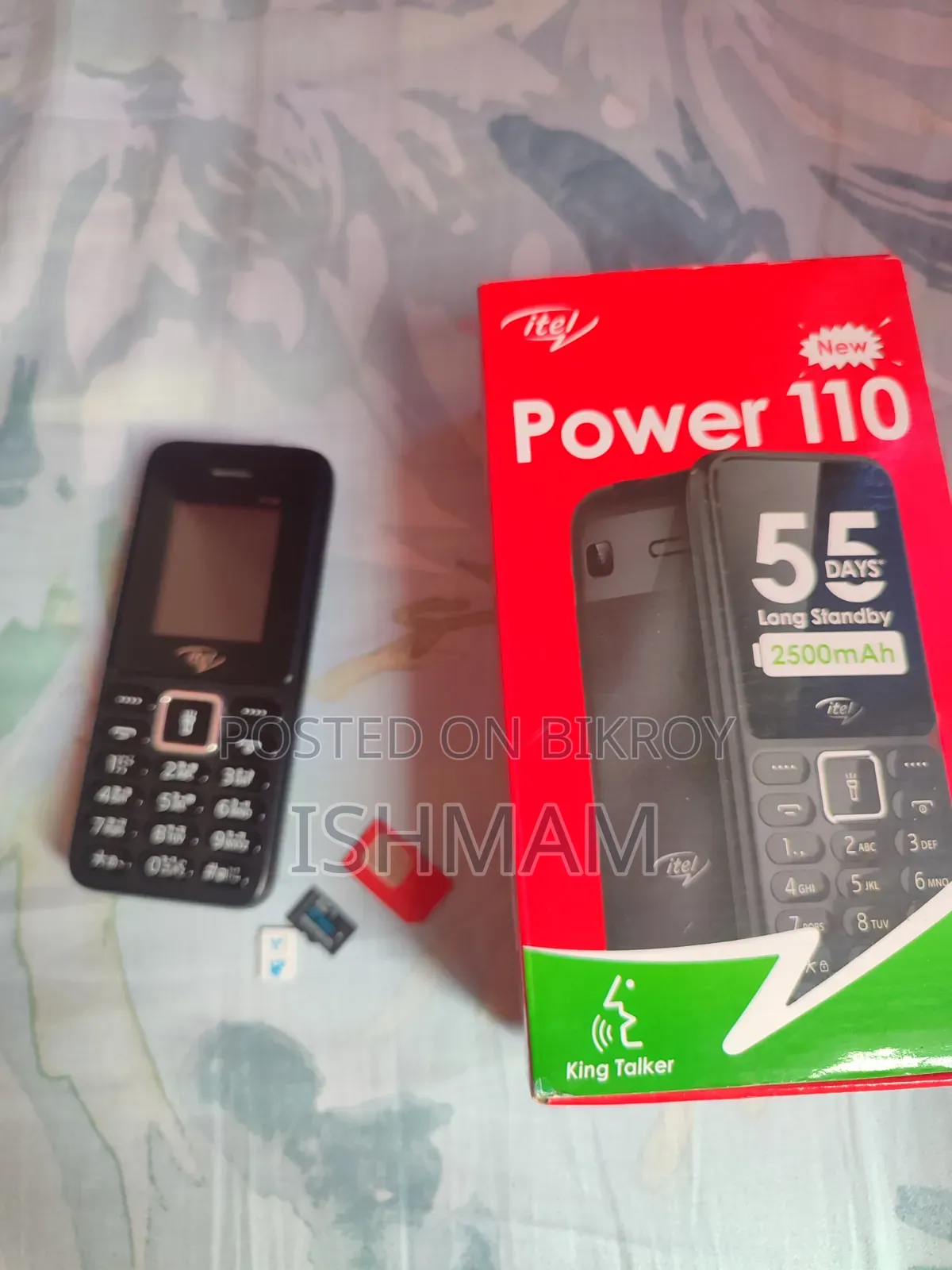 Itel P11 8 GB Black