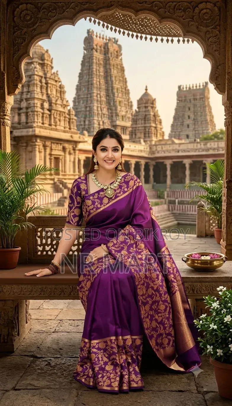 Rupkotha Katan Saree with Blouse Piece