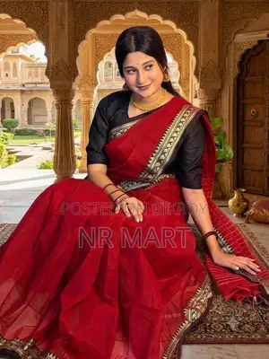 Nokshi Pair Suti Saree With Blouse Piece