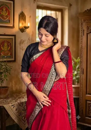 Nokshi Pair Suti Saree With Blouse Piece