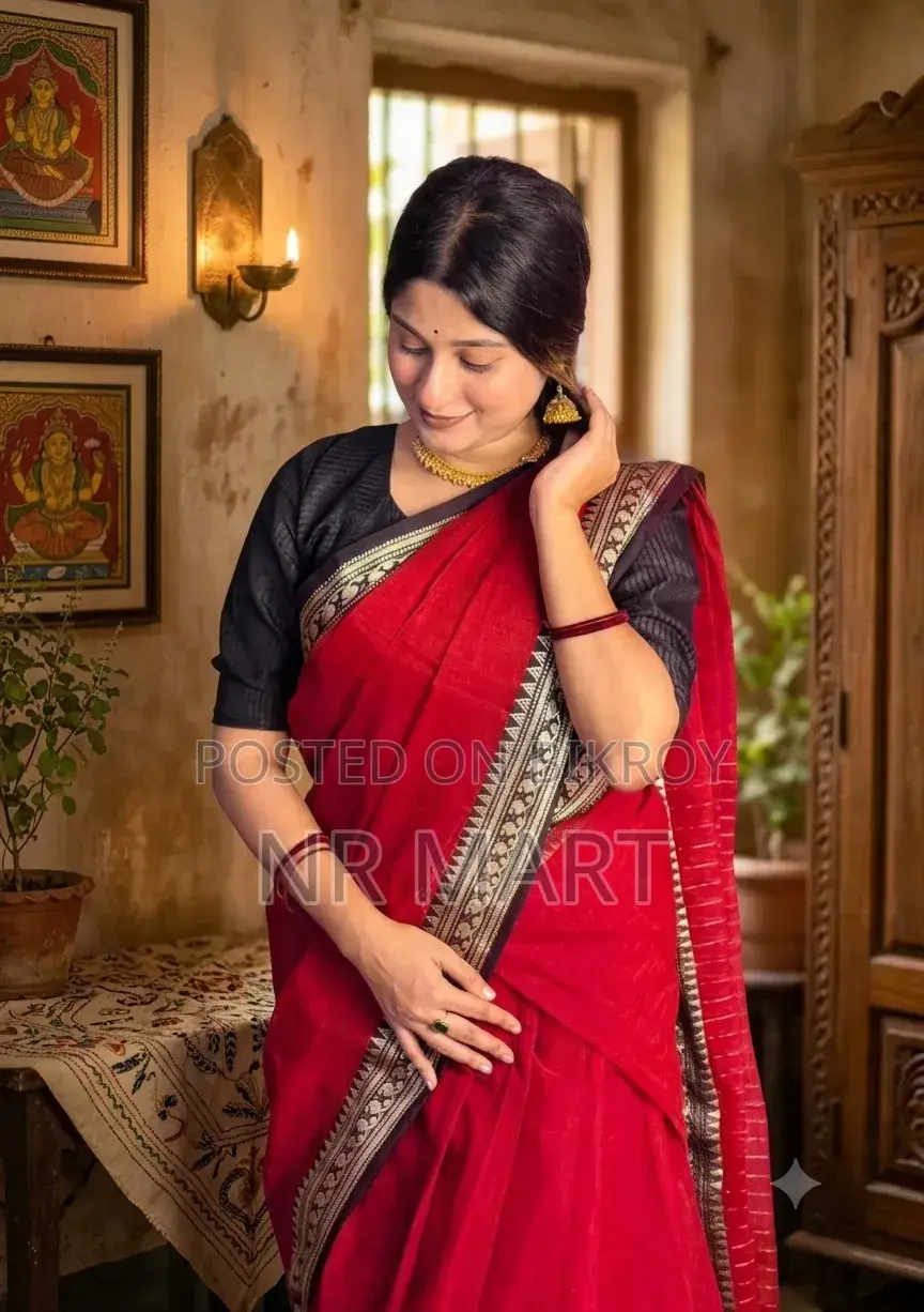 Nokshi Pair Suti Saree With Blouse Piece