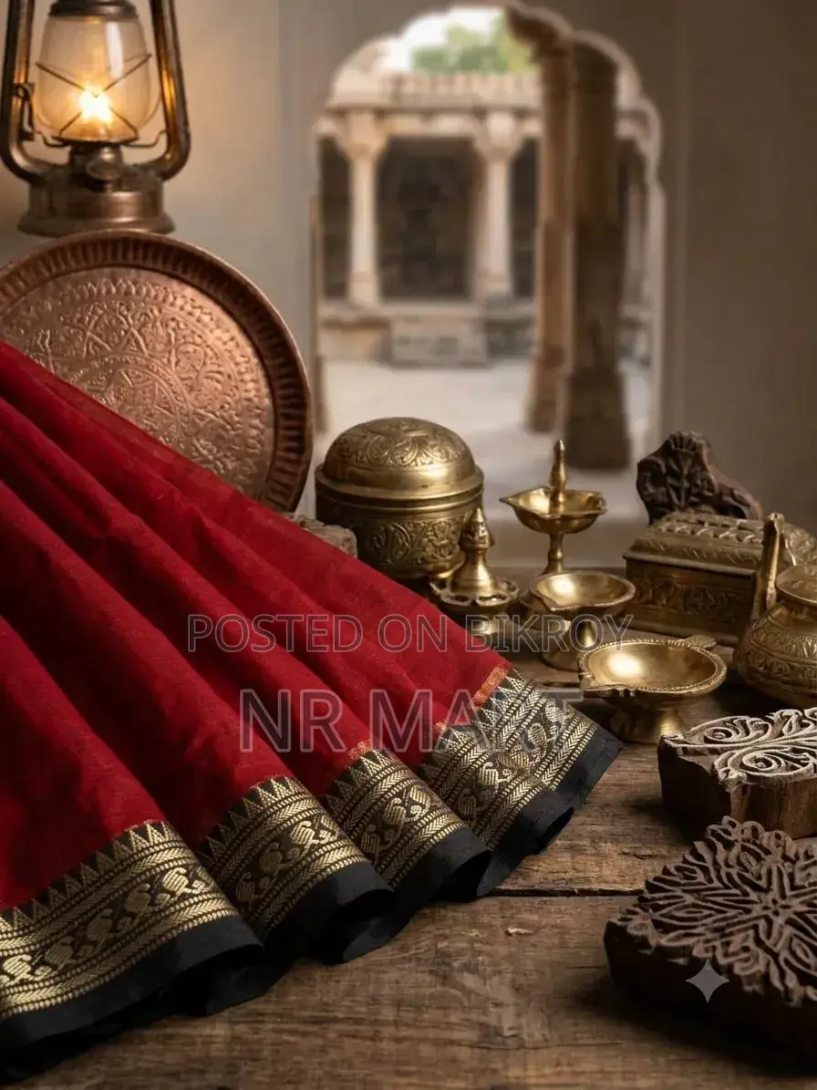 Nokshi Pair Suti Saree With Blouse Piece
