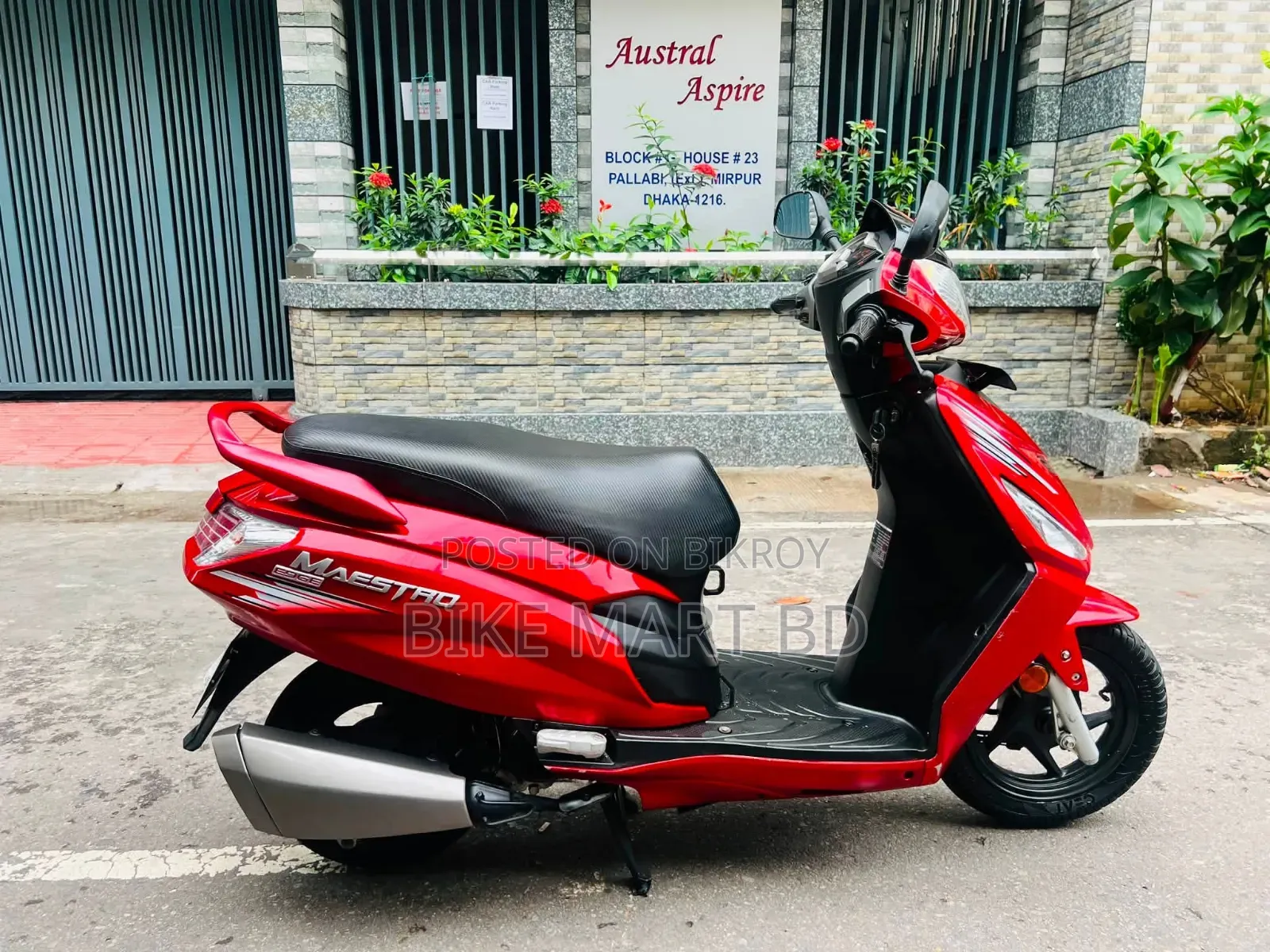 Hero Maestro EDGE 110 XTEC 2024 Red