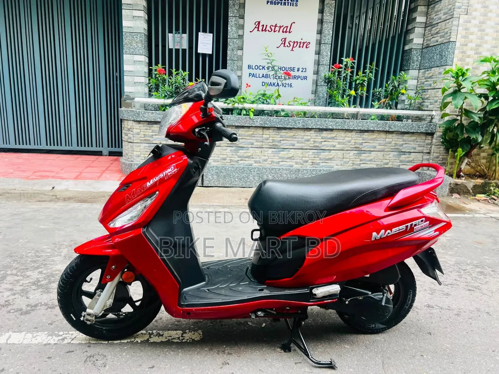 Hero Maestro EDGE 110 XTEC 2024 Red