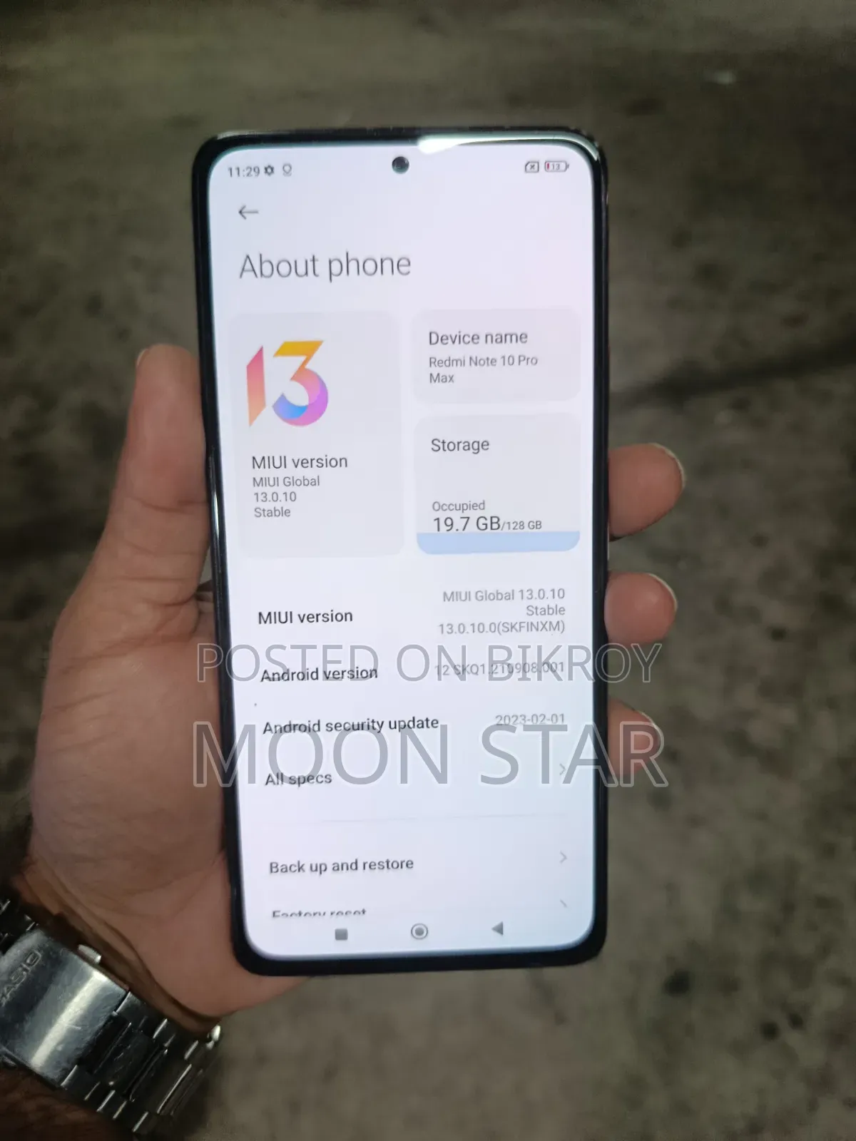 Xiaomi Redmi Note 10 Pro Max 128 GB Bronze
