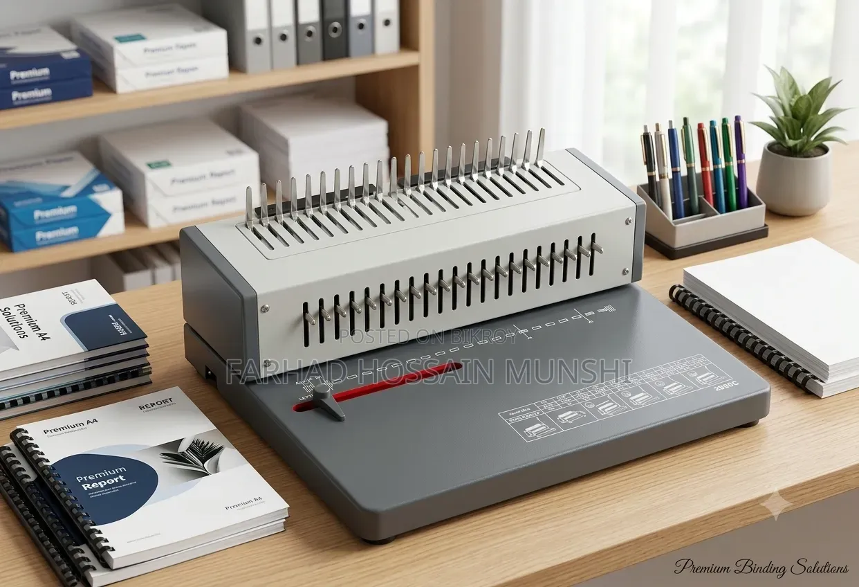 Used Book Binding Machine for sale (Comb Binding Machine 2088c)