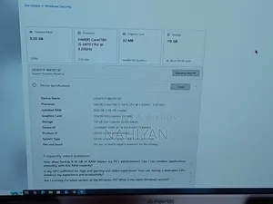 Desktop Computer 8GB Intel Core I5 SSD 128GB