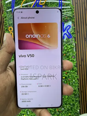Vivo V50 256 GB Gray