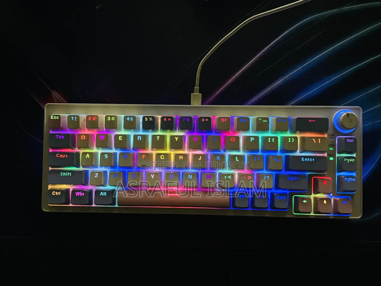 Zifriend Za68 Hot Swappable Rgb Mechanical Keyboard