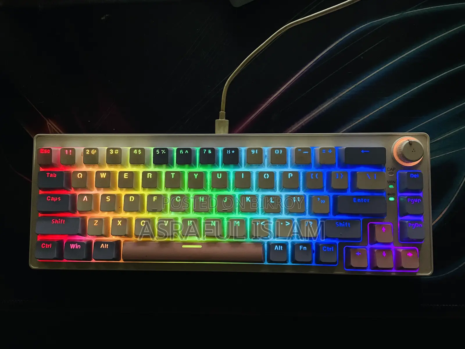 Zifriend Za68 Hot Swappable Rgb Mechanical Keyboard