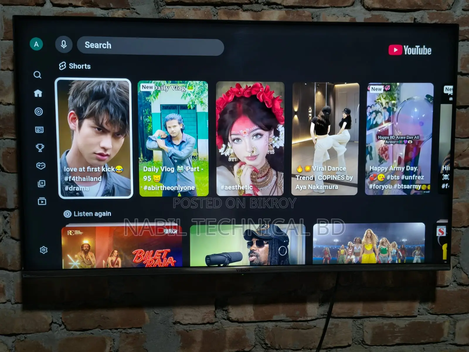 Visin 43" Voice Control LED TV.