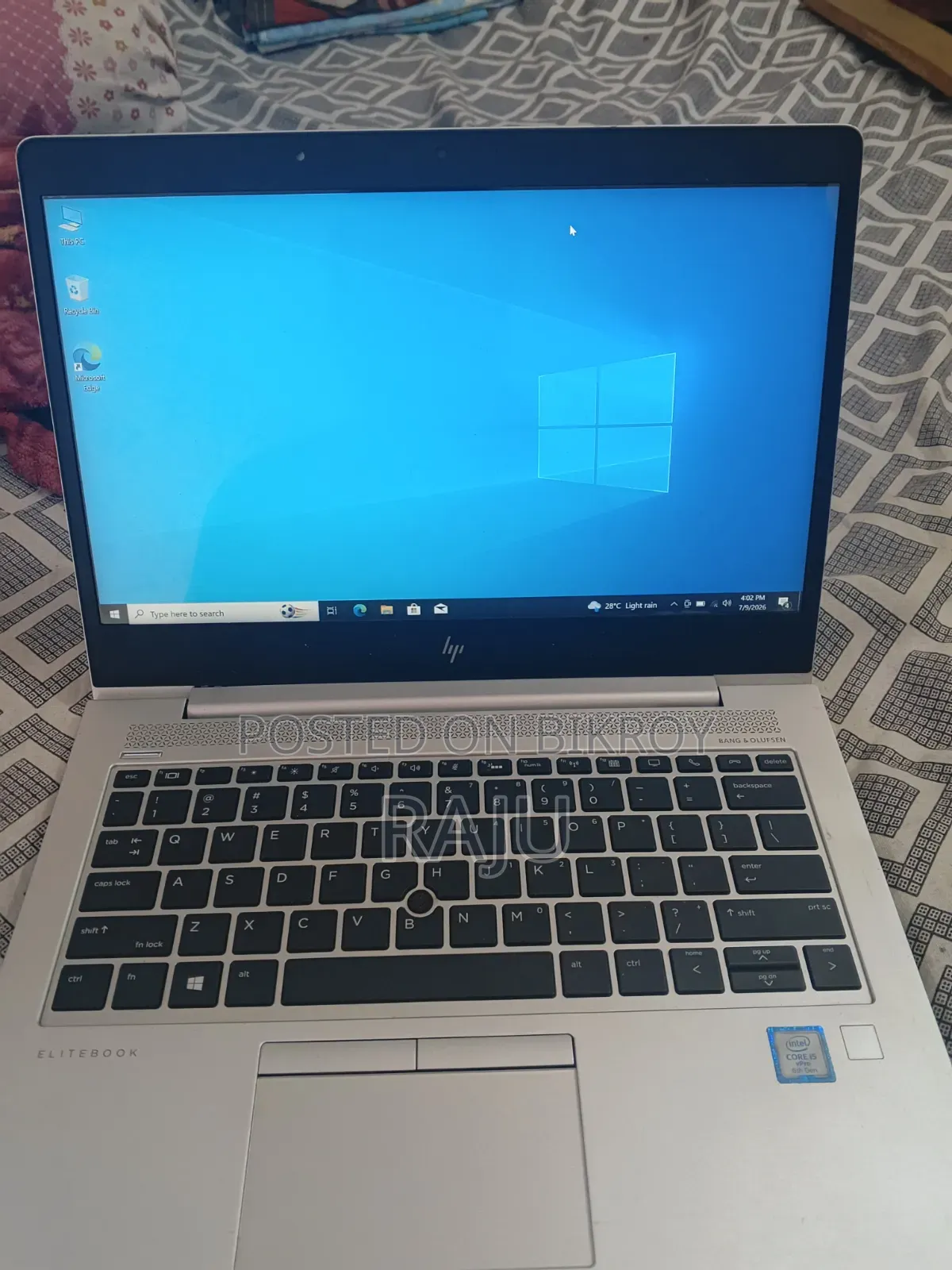 Laptop HP EliteBook 830 G5 8GB Intel Core I5 SSD 256GB