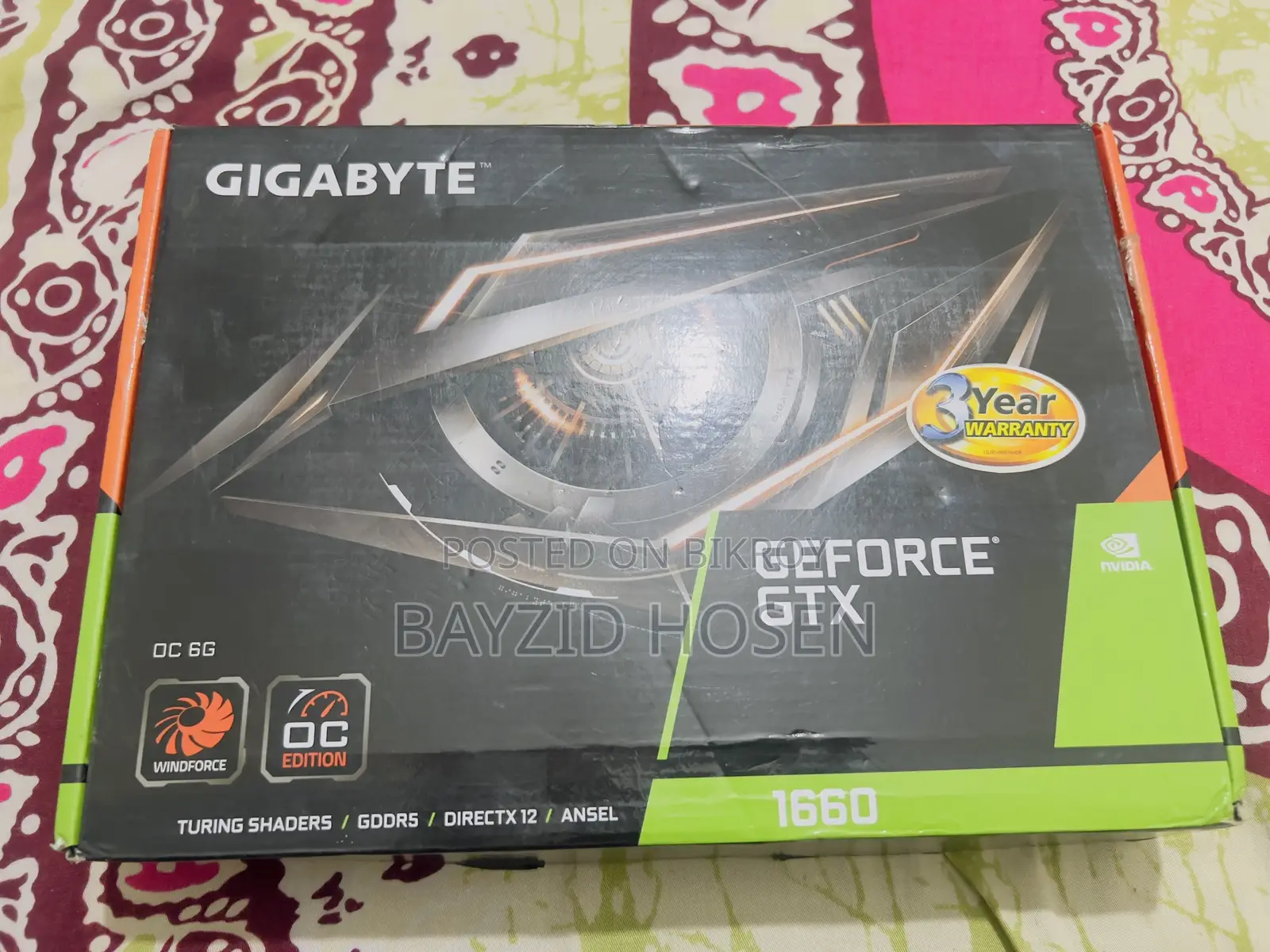 Geforce GTX 1660 Oc Edition 6gb