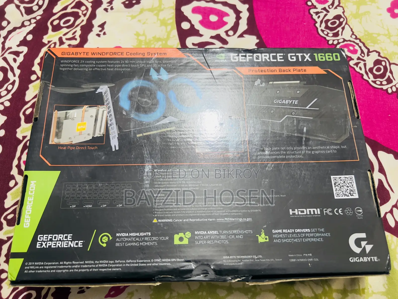 Geforce GTX 1660 Oc Edition 6gb