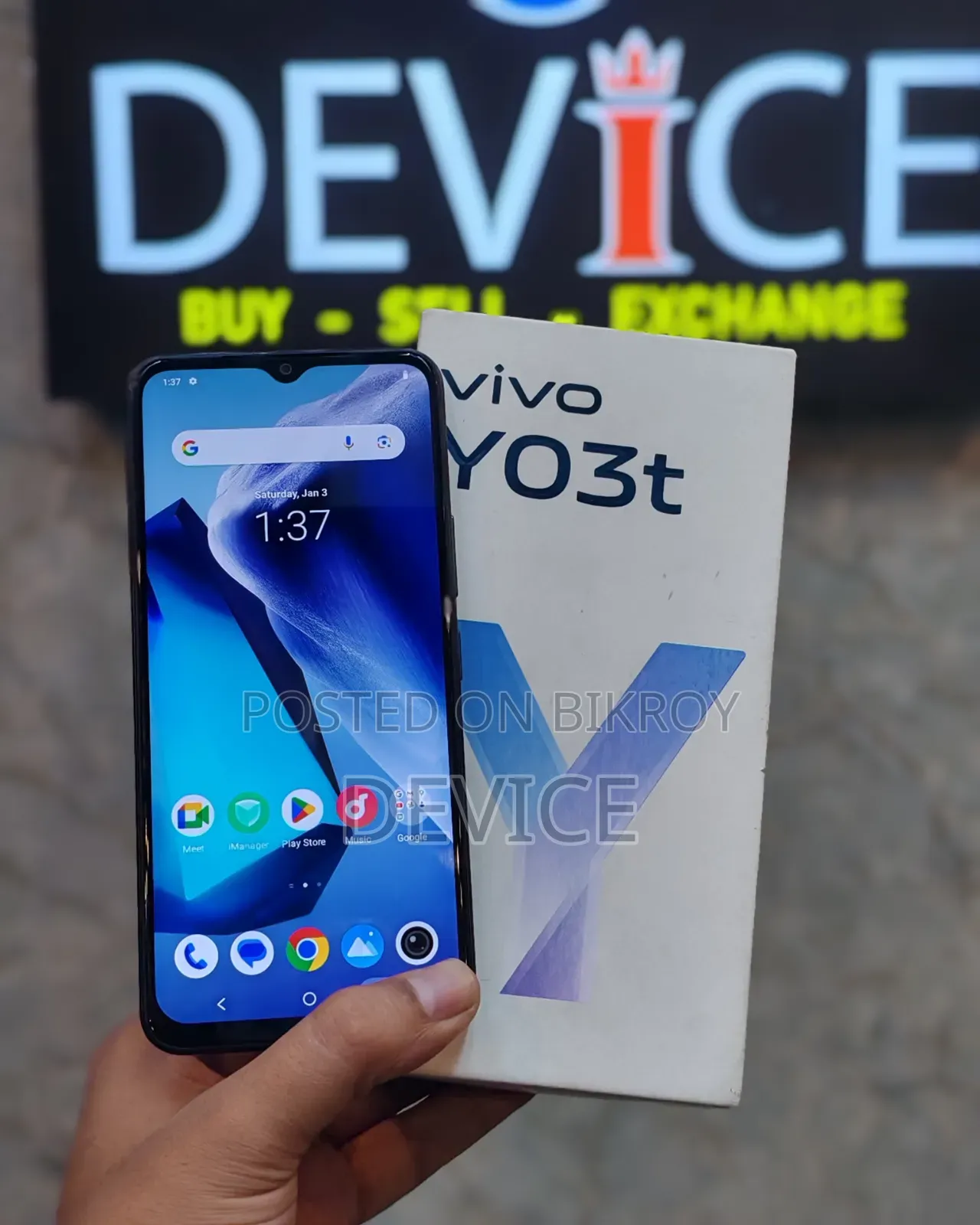 Vivo Y03t 128 GB Black