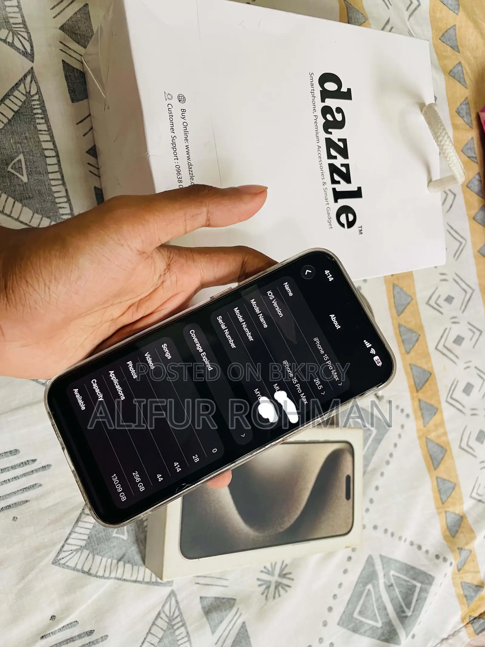 Apple iPhone 15 Pro Max 256 GB Silver