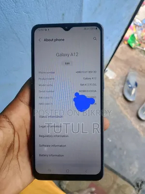 Samsung Galaxy A12 64 GB Black