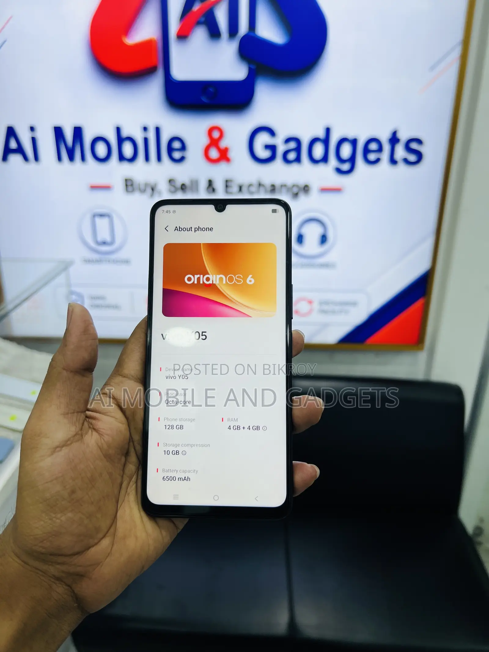 Vivo Y05 128 GB Black