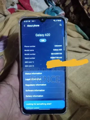 Samsung Galaxy A20 32 GB Blue