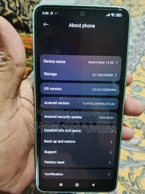 New Xiaomi Redmi Note 14 5G 256 GB
