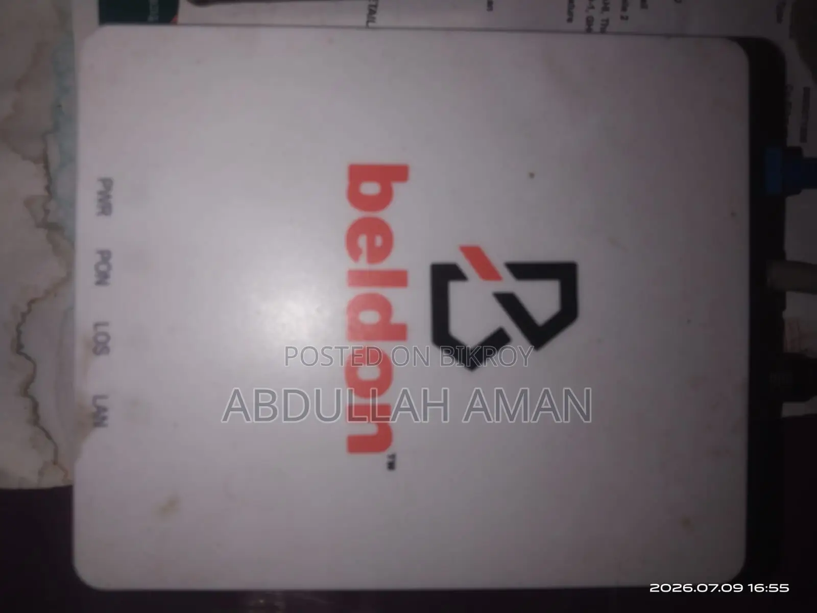 Router Mercusys AC12 and ONU Beldon