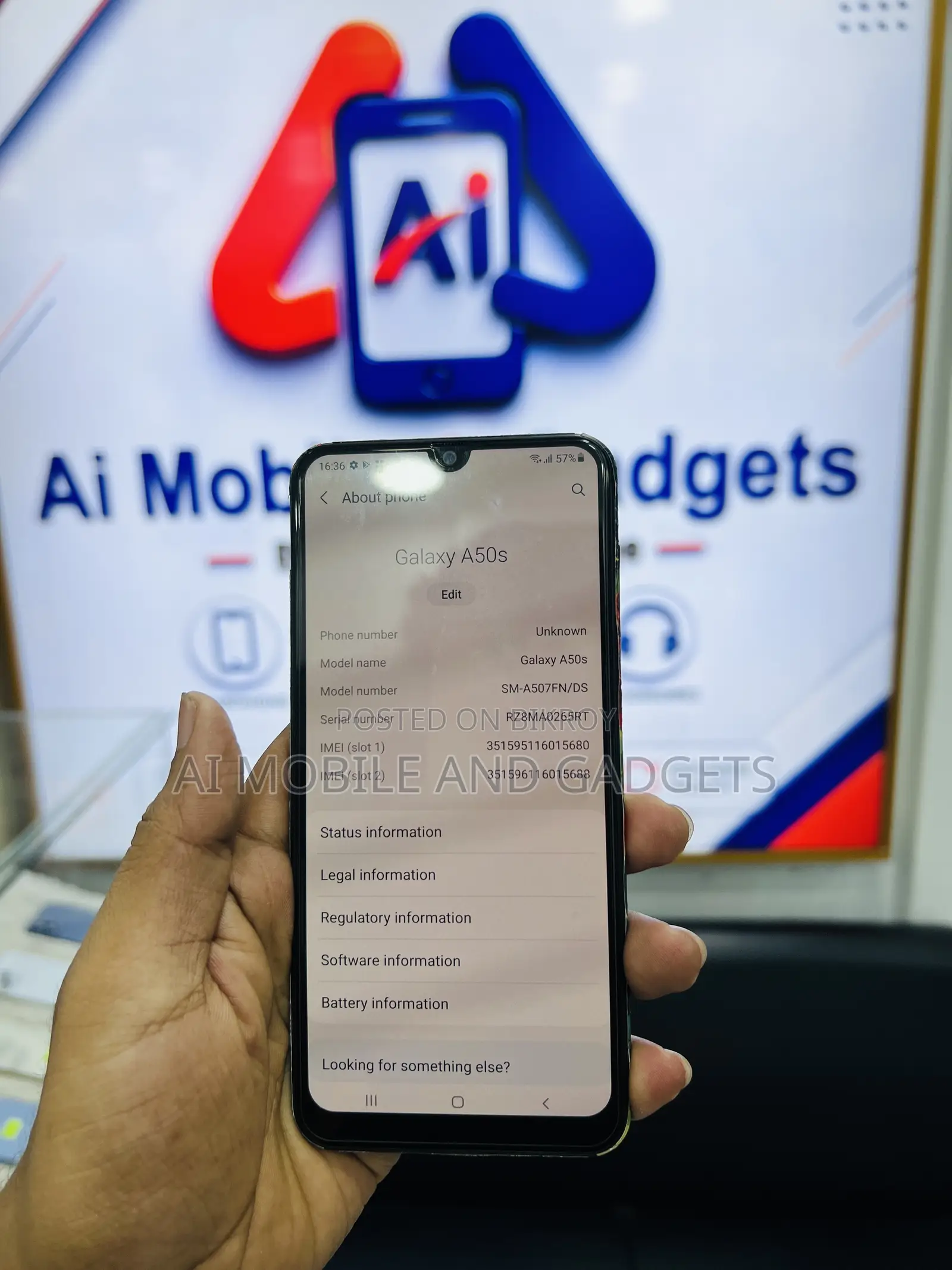 Samsung Galaxy A50s 128 GB Black
