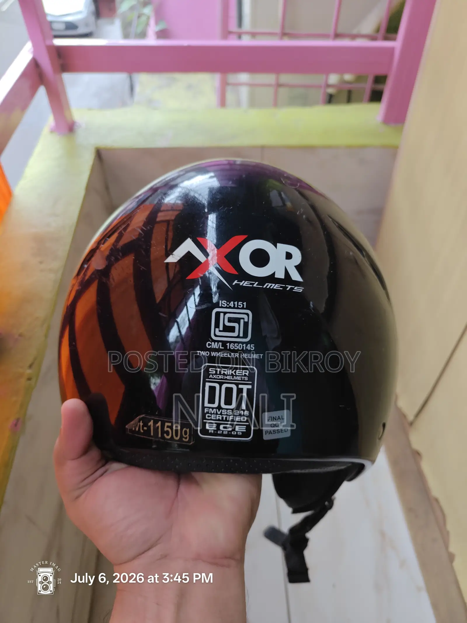 Axor হাফ ফেস হেলমেট