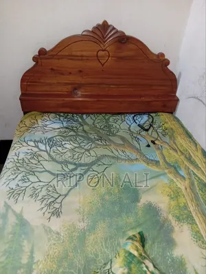 Teak wood single bed for sale (3'/7')