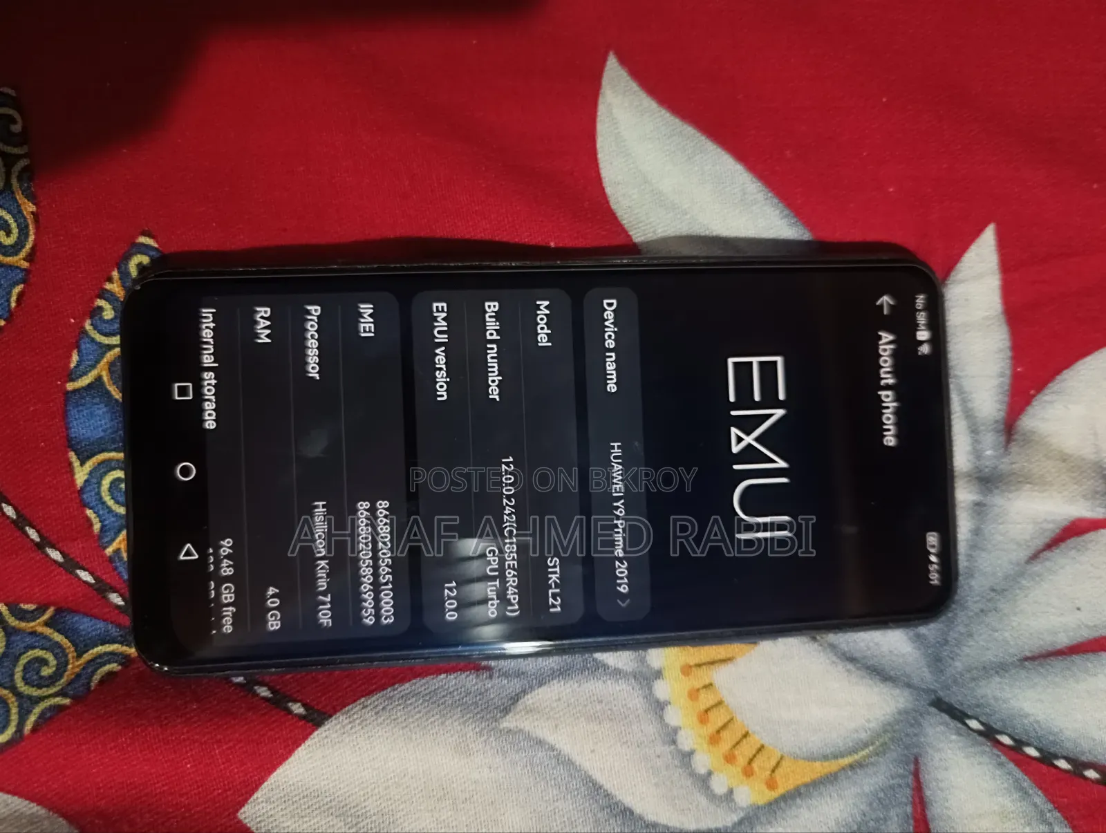 Huawei Y9 Prime 2019 128 GB Blue