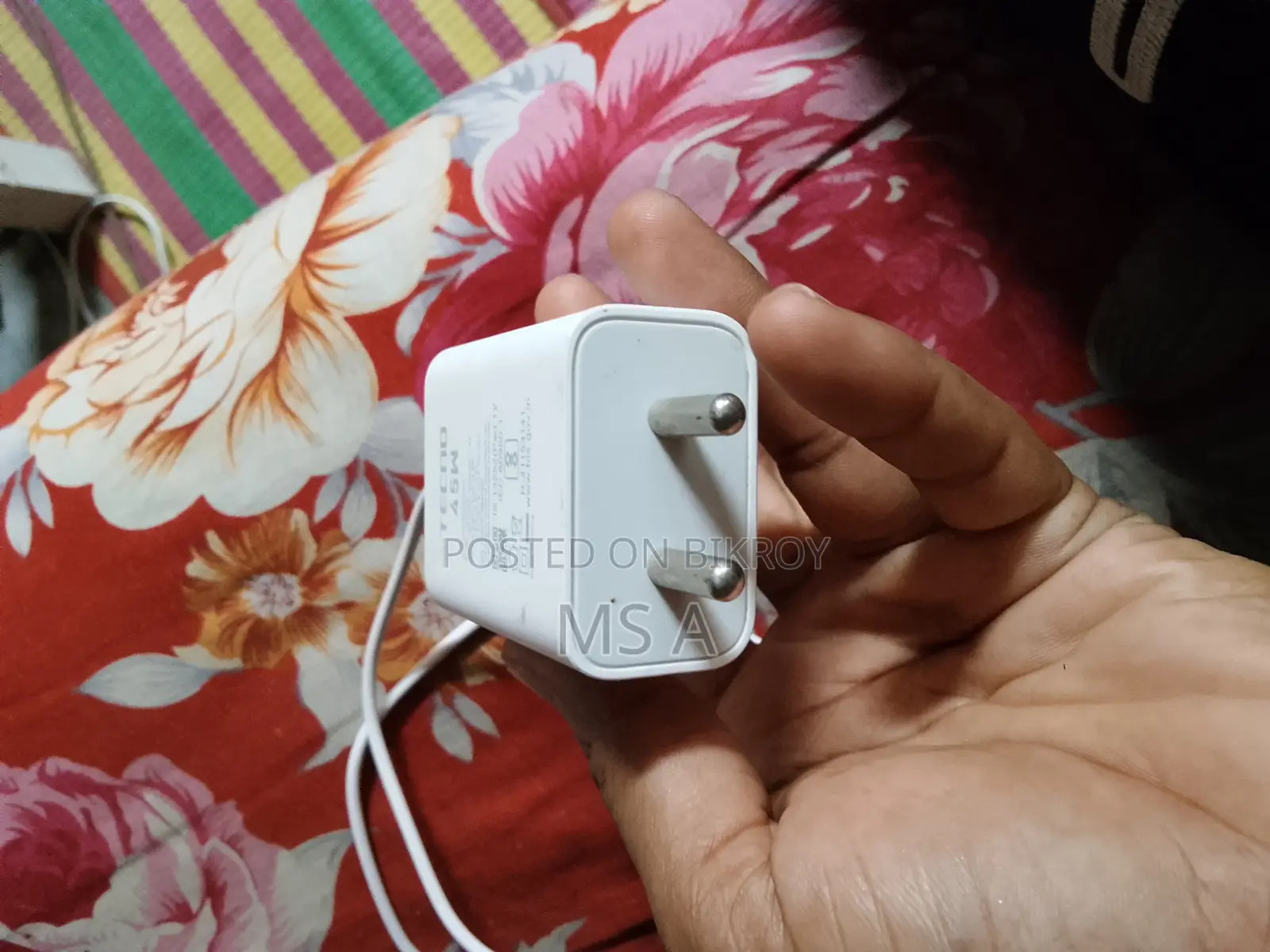 অরিজিনাল Tecno ফাস্ট চার্জার |