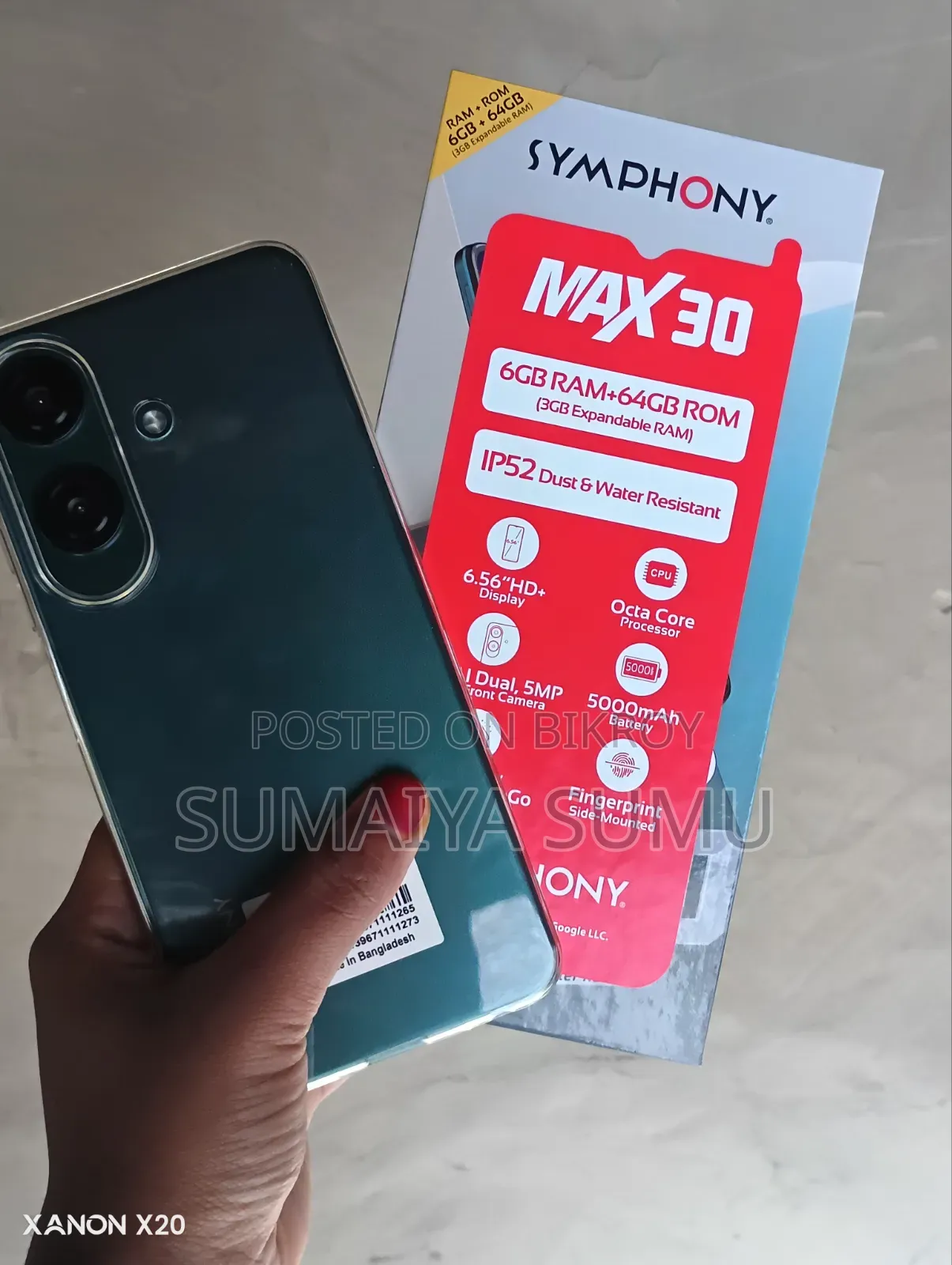 New Symphony Max 60 64 GB Gray