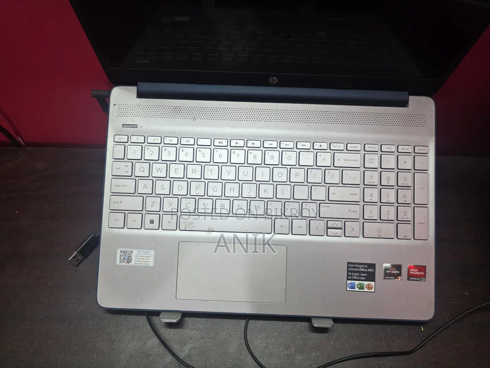 Laptop HP 15S 8GB AMD Ryzen 5 SSD 512GB