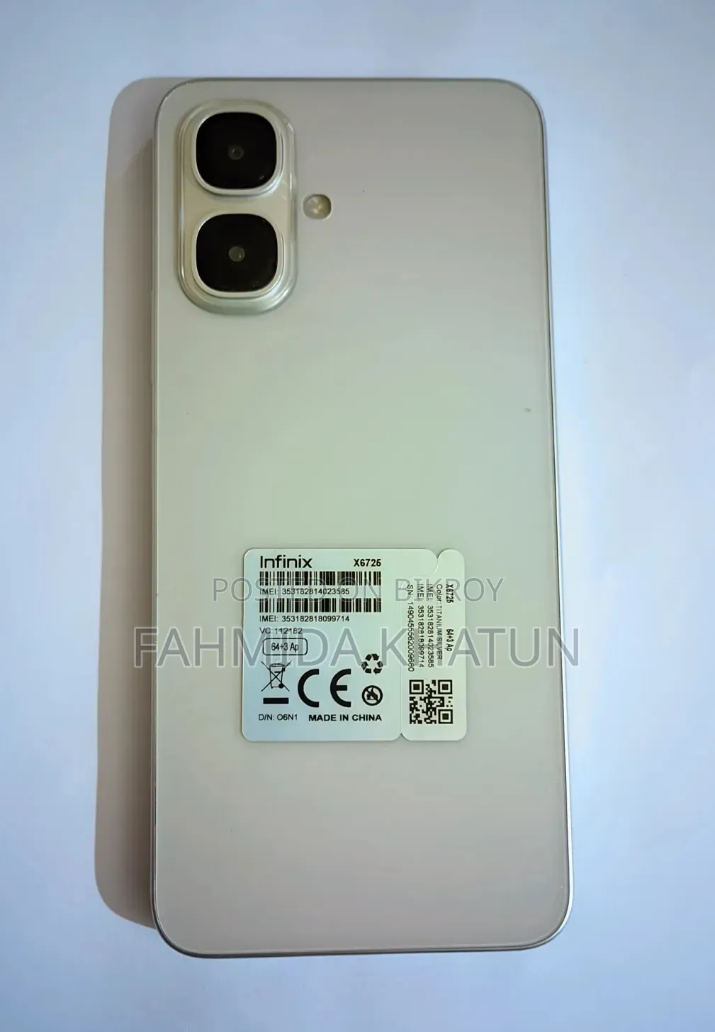 Infinix Smart 10 64 GB Silver