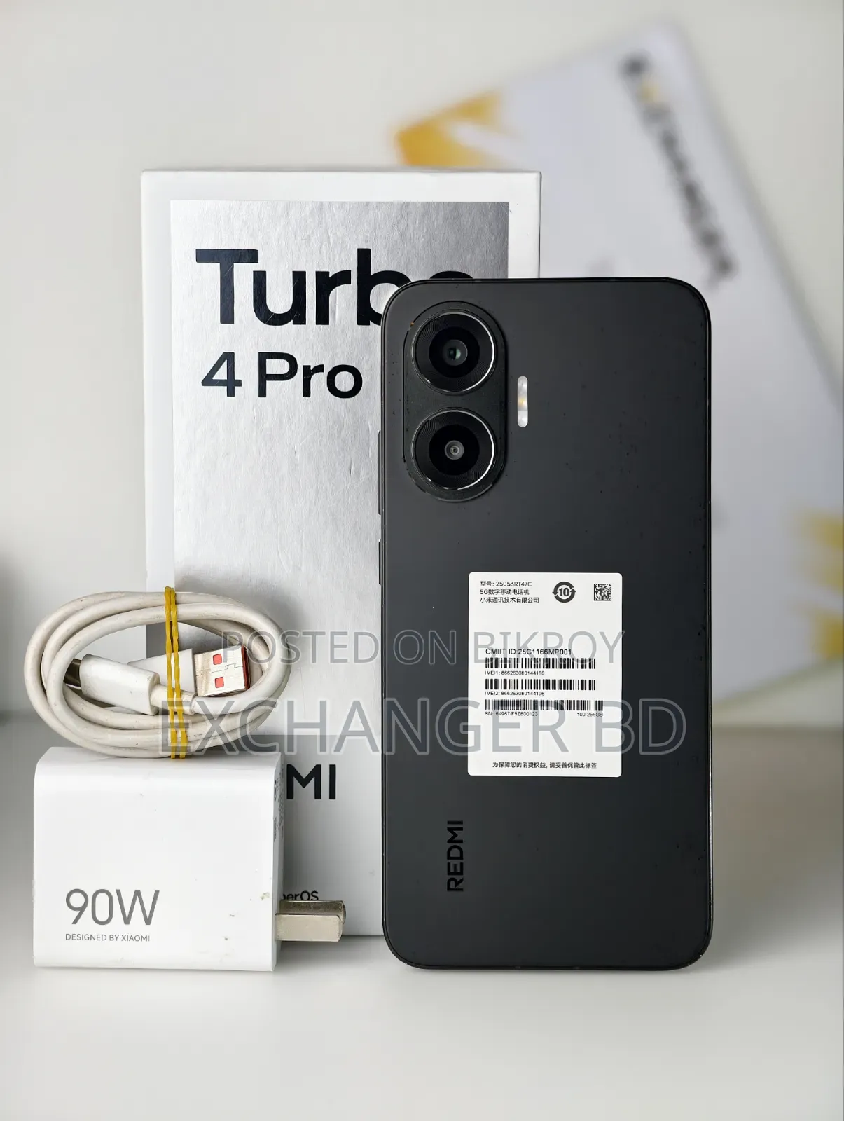 Xiaomi Redmi Turbo 4 Pro 256 GB Black