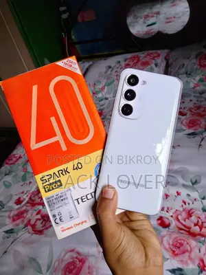 টেকনো স্পার্ক ৪০ প্রো+ ২৫৬ জিবি হোয়াইট