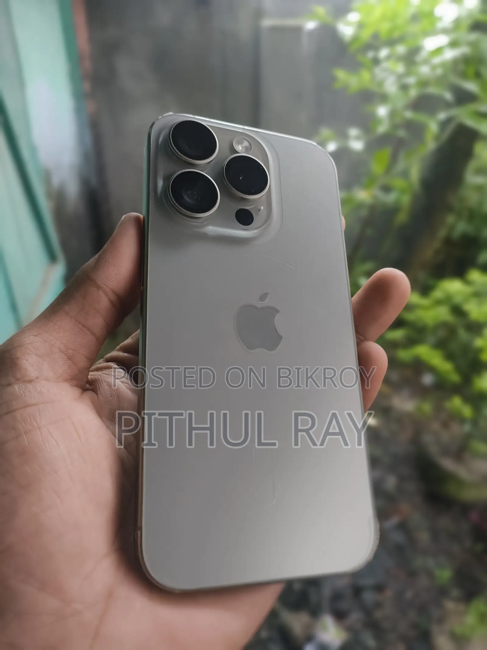অ্যাপল আইফোন ১৫ প্রো ২৫৬ জিবি সিলভার