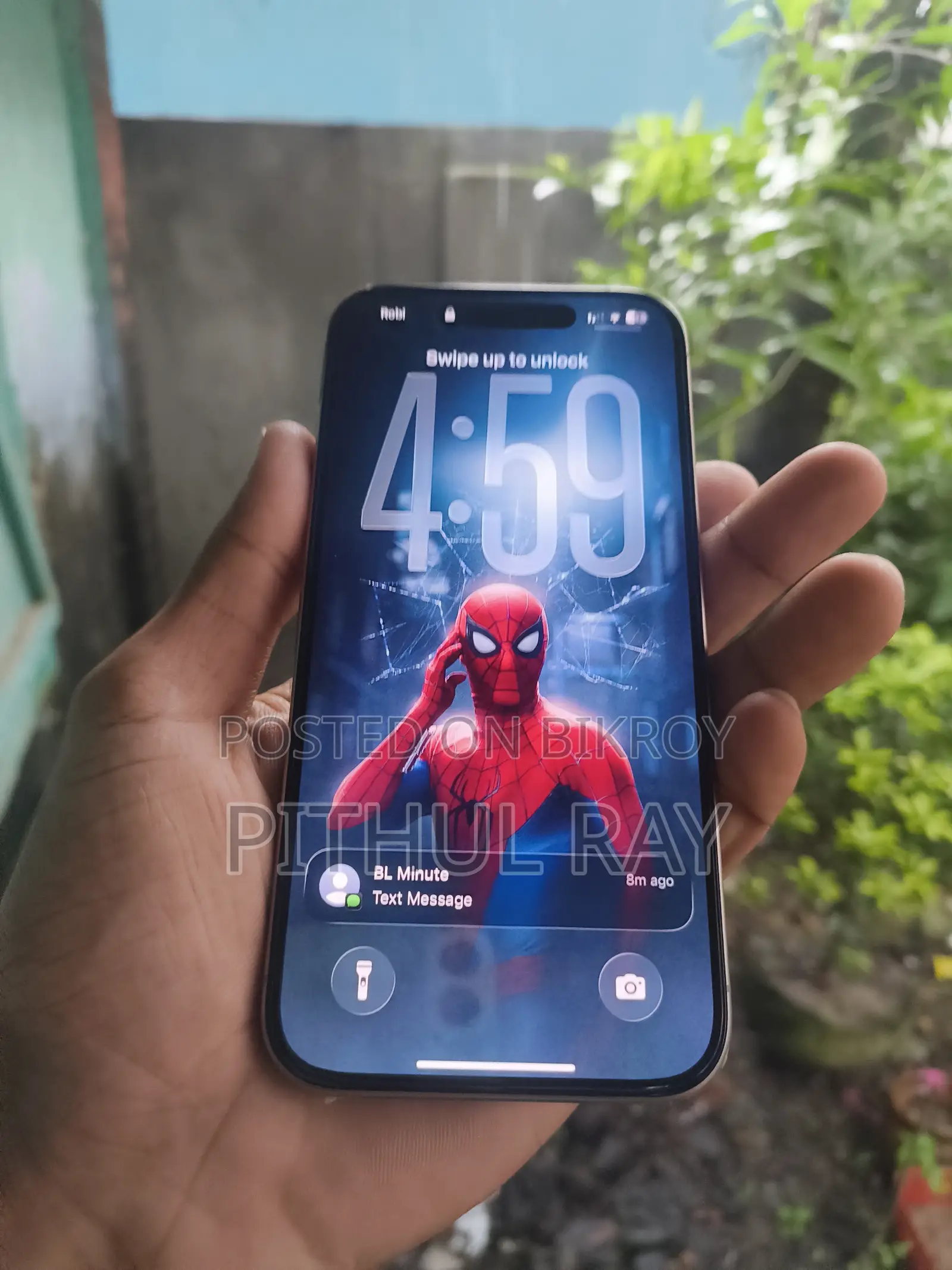 অ্যাপল আইফোন ১৫ প্রো ২৫৬ জিবি সিলভার