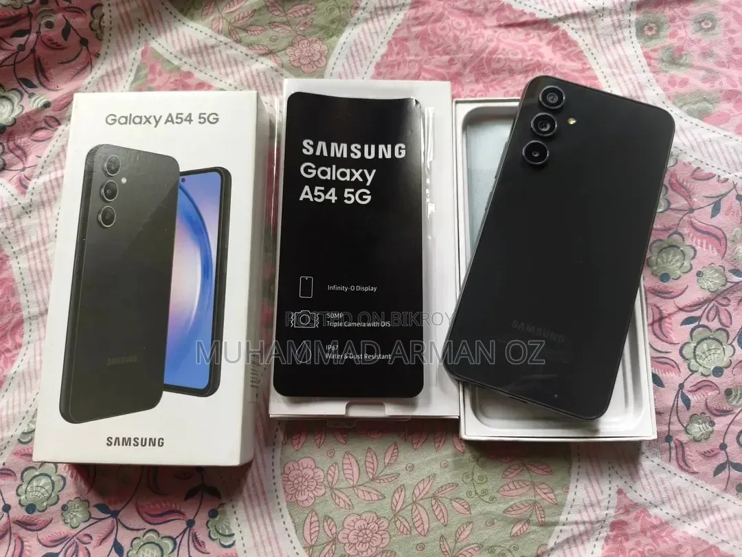 স্যামসাং গ্যালাক্সি এ৫৪ ৫জি ১২৮ জিবি কালো