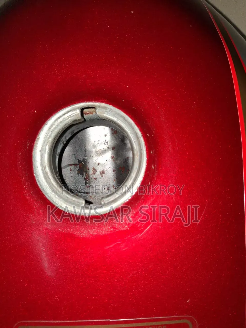Red fuel tank for bike for sale