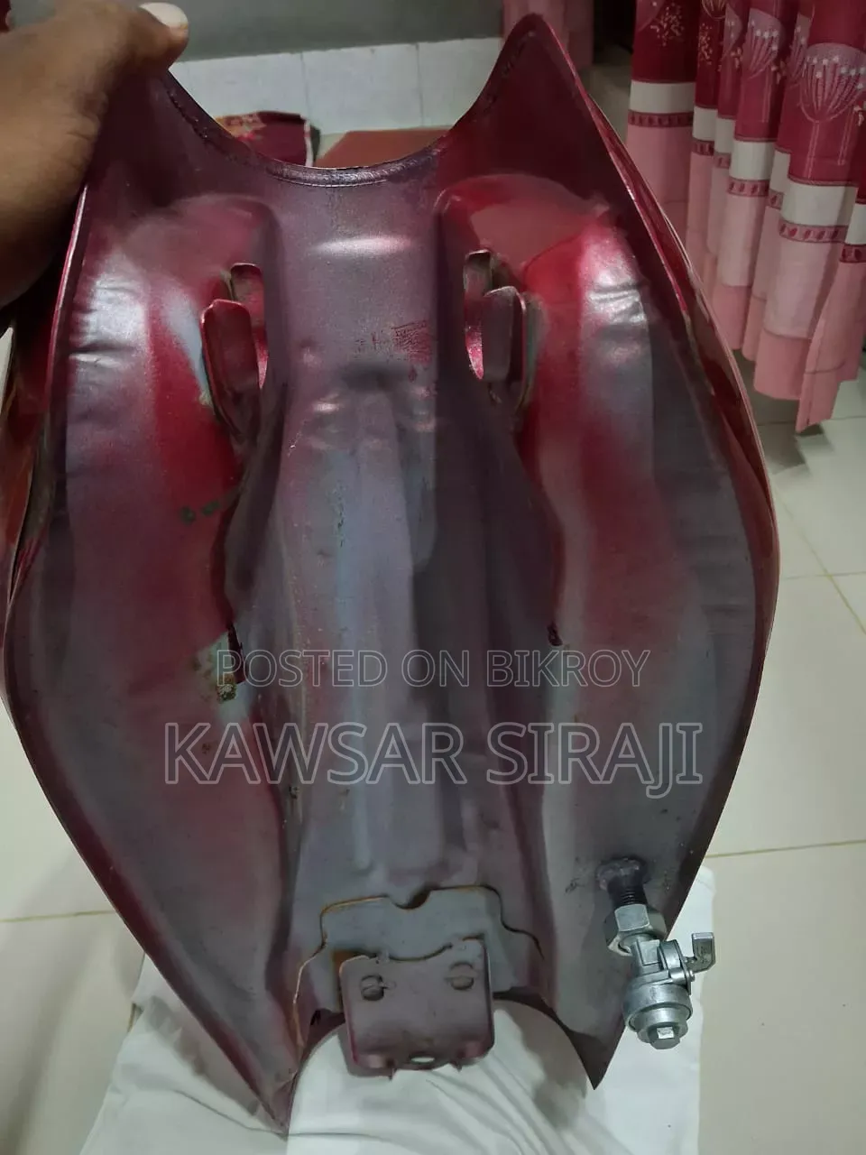 Red fuel tank for bike for sale