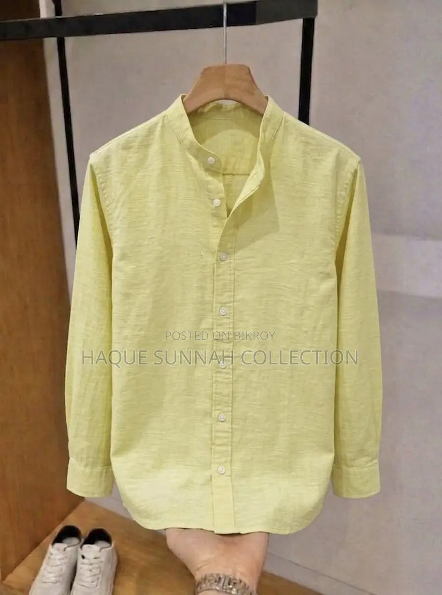 Solid Collar Shirt for Men